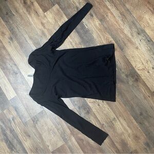 Classic Black Long Sleeve Women's Top